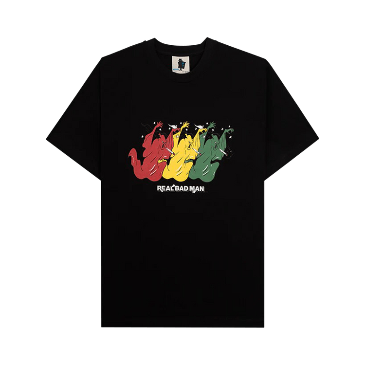Real Bad Man Smokin Ghost T-Shirt "Black"