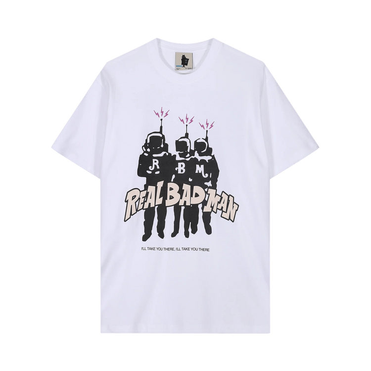 Real Bad Man Slight Disorder T-Shirt "White"
