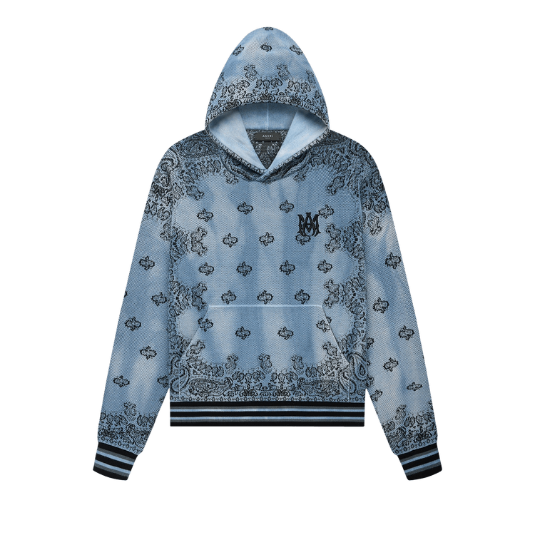 Amiri Bandana Basketball Hoodie "Blue"