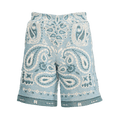 Amiri Tapestry Bandana Baggy Shorts "Blue"