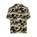 CELINE Hawaiian Shirt "Black/Paille"