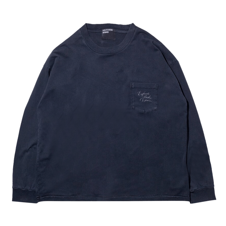 Enfants Riches Déprimés Family Portrait Long-Sleeve Pocket T-Shirt "Black/White"