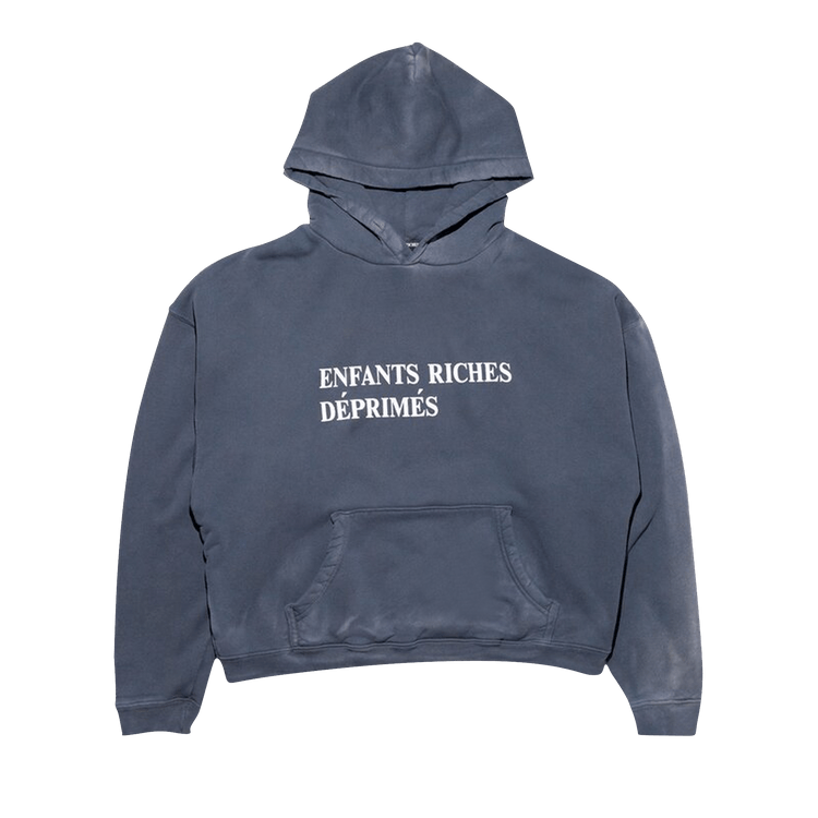 Enfants Riches Déprimés Sun Faded Classic Logo Hoodie "Black/White"