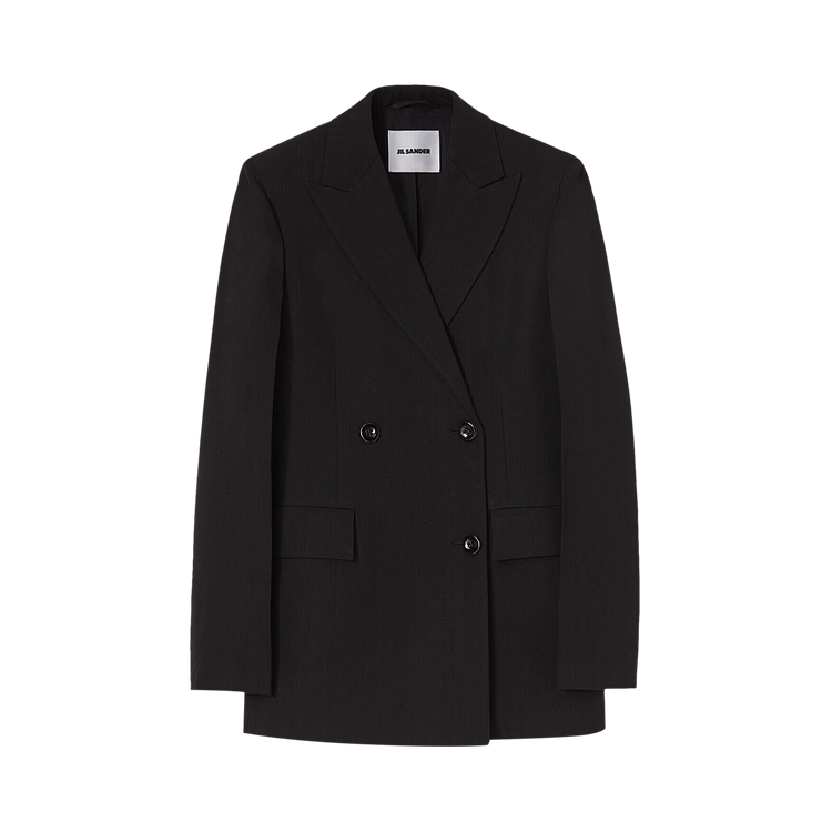 Jil Sander Slim Double Breasted Jacket "Black"