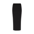 Jil Sander Rib Knit Long Skirt "Black"