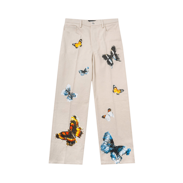Nahmias Denim Butterfly Baggy Jeans "Sand"