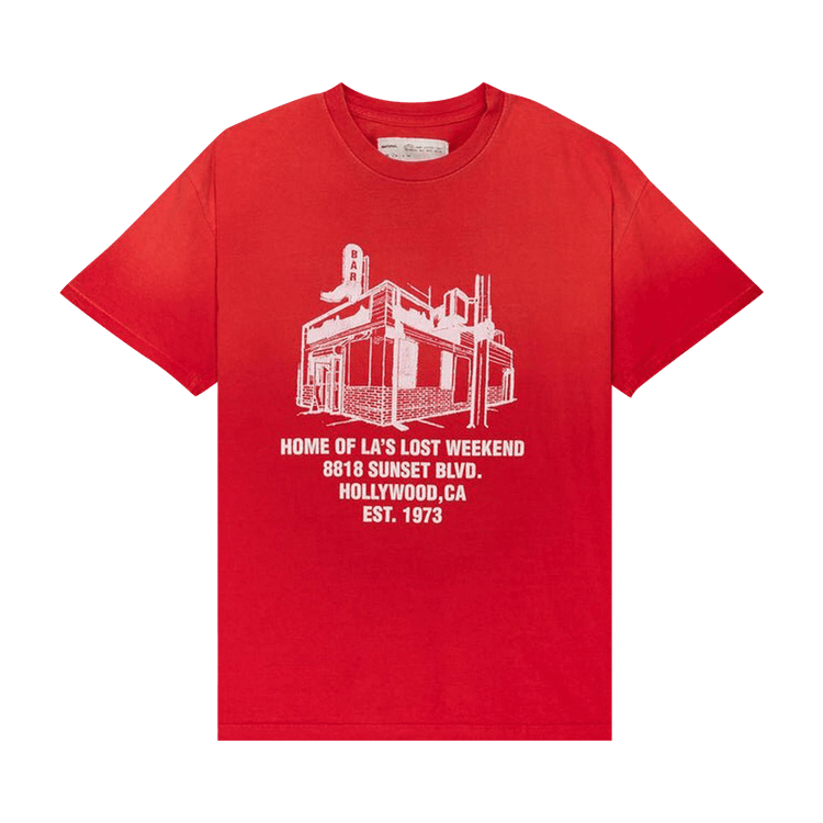 One Of These Days Lost Weekend Bar T-Shirt "Red"