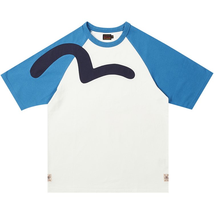 Palace x Evisu Seagull Raglan T-Shirt "Off White"