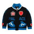 Palace x Evisu Cowichan Knit "Black"