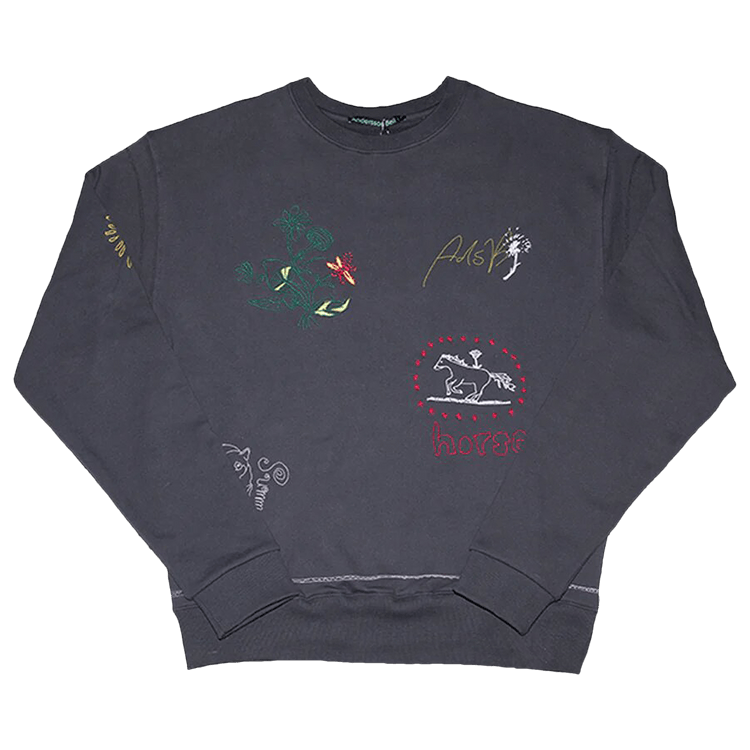 Andersson Bell Summer Garden Sweatshirt "Charcoal"