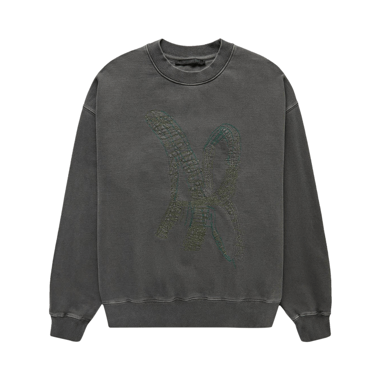 Andersson Bell Logo Embroidered Sweatshirt "Charcoal"