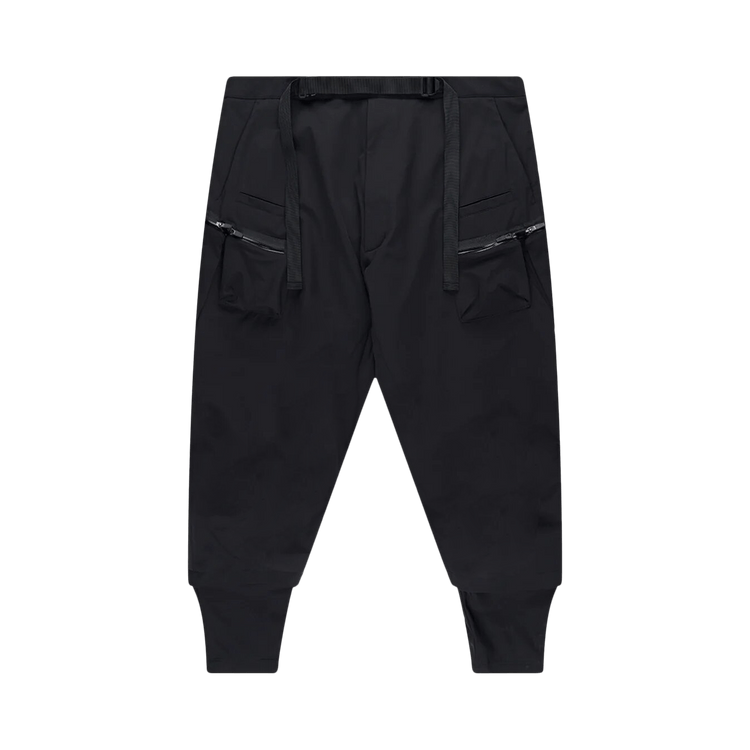 Acronym Wide Drawcord Pants "Black"