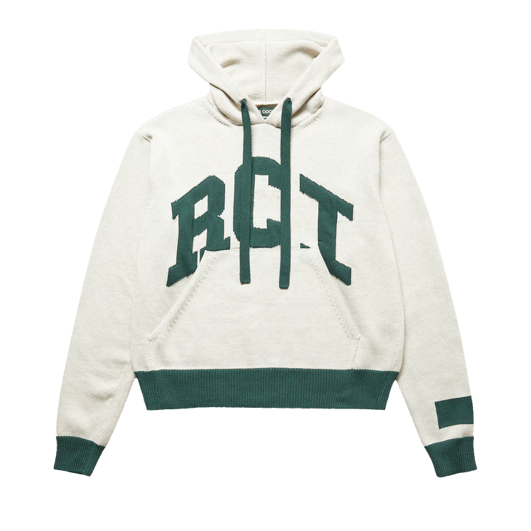 Reese Cooper Knit Hooded Sweater "Forest Green"