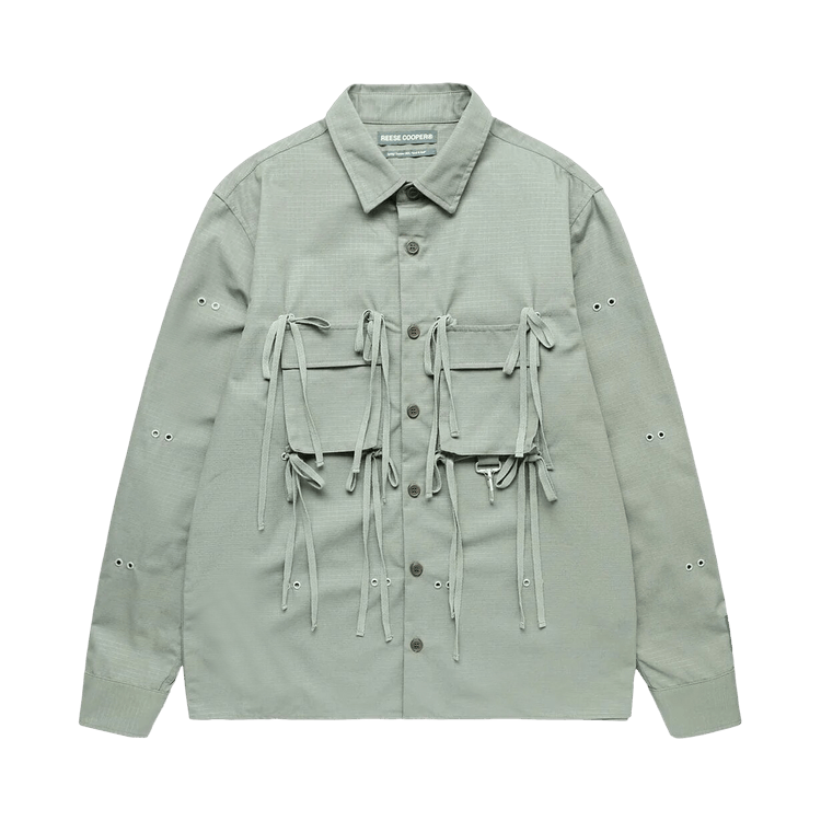 Reese Cooper Modular Pocket Ripstop Shirt "Olive"