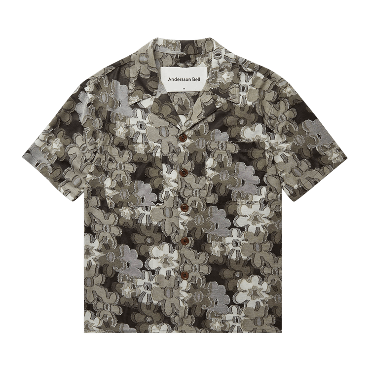 Andersson Bell Flower Knit Shirt "Khaki"