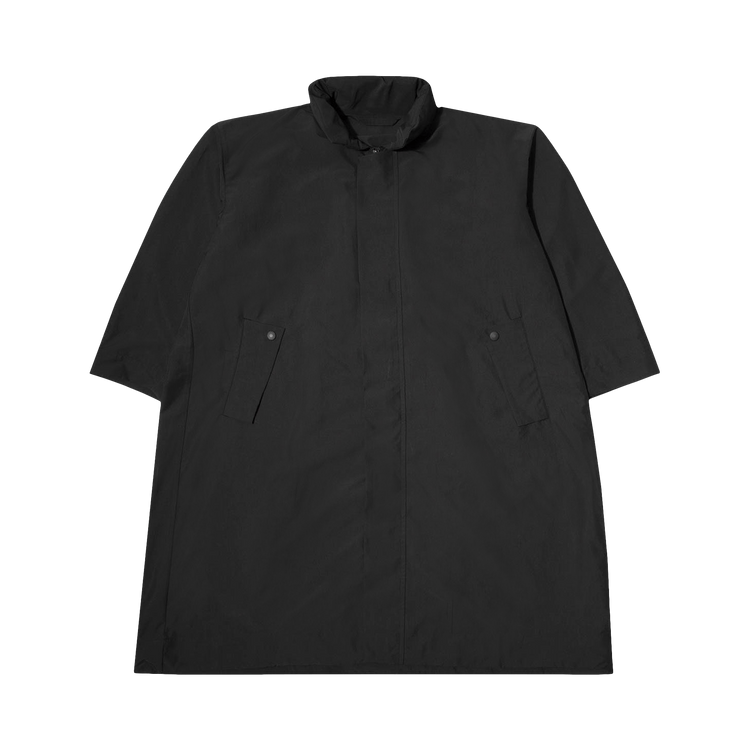 Homme Plissé Issey Miyake Mid Length Coat "Black"