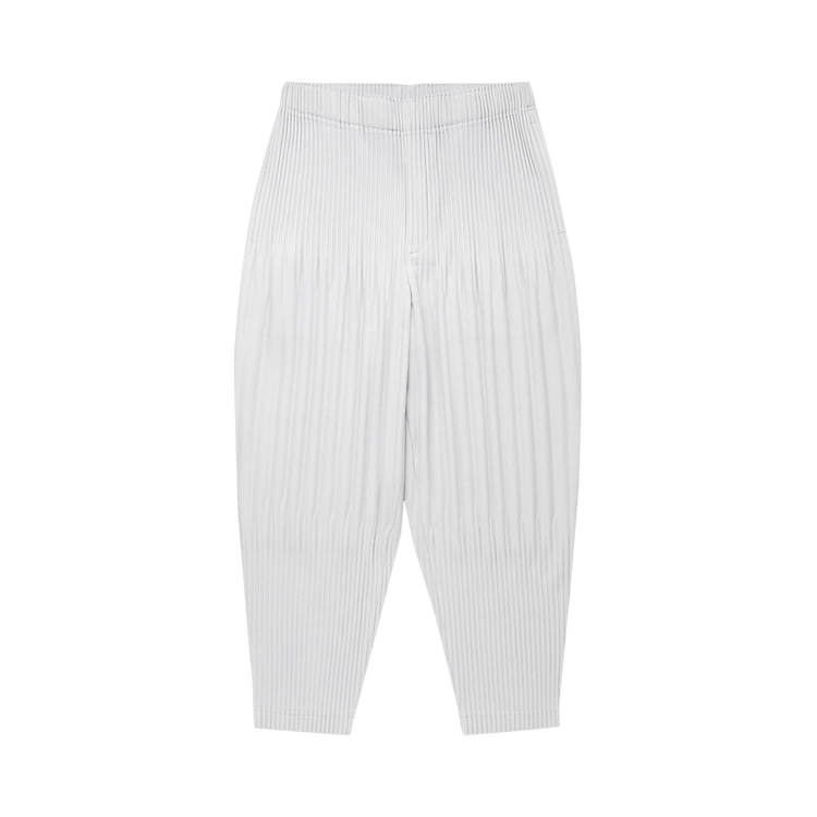 Homme Plissé Issey Miyake Tapered Pants "Light Grey"