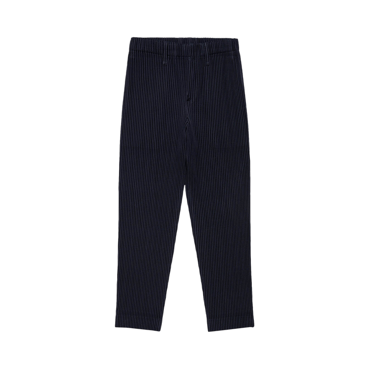 Homme Plissé Issey Miyake Basic Pleated Pants "Navy"