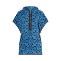 Marine Serre Oriental Towels Poncho "Blue"