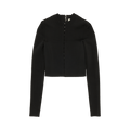 Dion Lee Cropped Blazer "Black", From the Closet of Lexie Liu