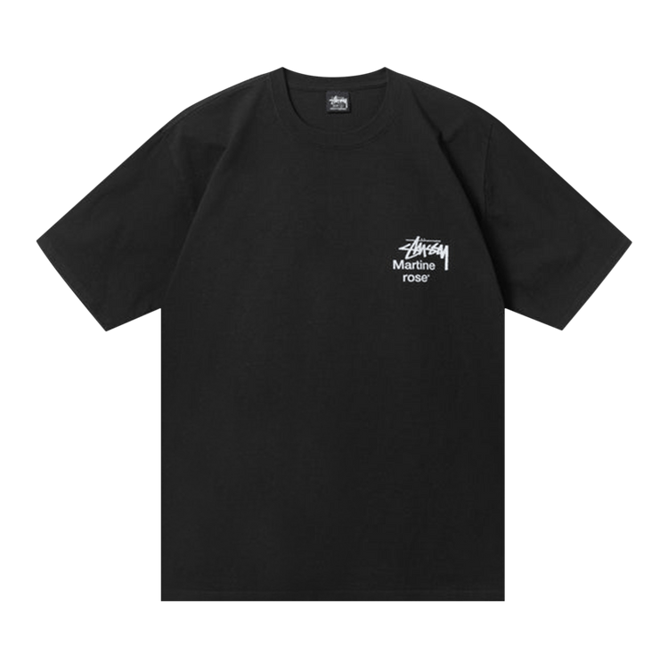 Stussy x Martine Rose Collage Pigment Dyed Tee "Black"