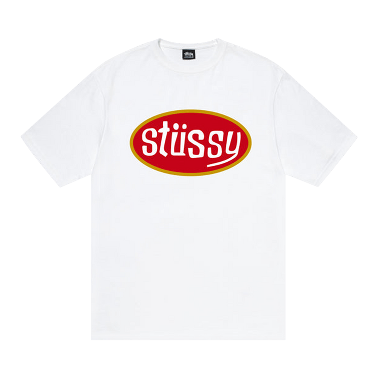 Stussy Pitstop Tee "White"