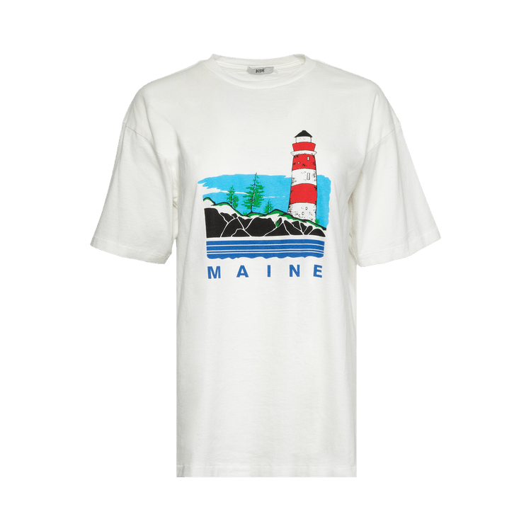 Bode Maine Tee "Cream"
