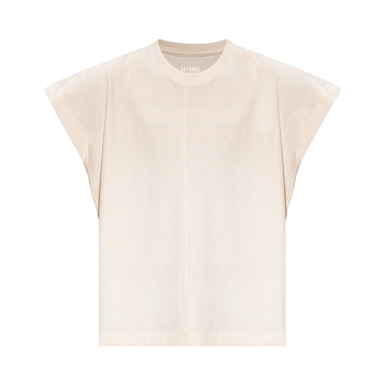 Homme Plissé Issey Miyake T-Shirt "Ivory"
