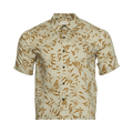 Saint Laurent Short-Sleeve Hawaiian Shirt "Geometrical Palm Tree"
