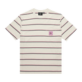 Parra Striper Pocket Logo Tee "Pink"
