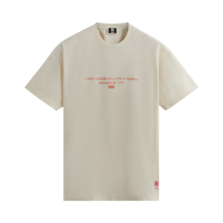 Kith For Frank Lloyd Wright Foundation Drawing Tee "Sandrift"