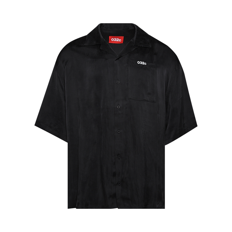 032C Inverted Bowling Shirt "Black"