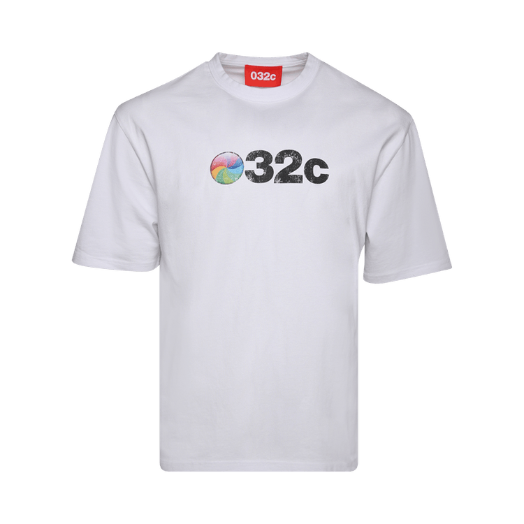 032C Wheel Oversized T-Shirt "White"
