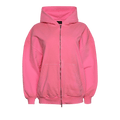 Balenciaga Small Zip Up Hoodie "Pink Fluo"