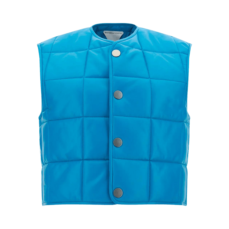 Bottega Veneta Gilet Shiny Leather "Pool"