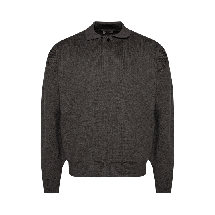 Fear of God Eternal Polo "Dusty Concrete Heather"