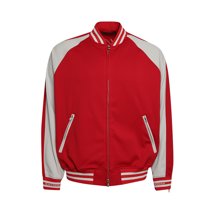 Mastermind World Shoulder Line Track Jacket "Red/Greige"