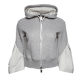 Sacai Sponge Sweat Hoodie "Light Grey"