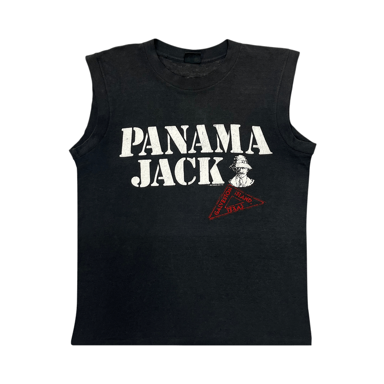Vintage Panama Jack Sleeveless Tee "Black"