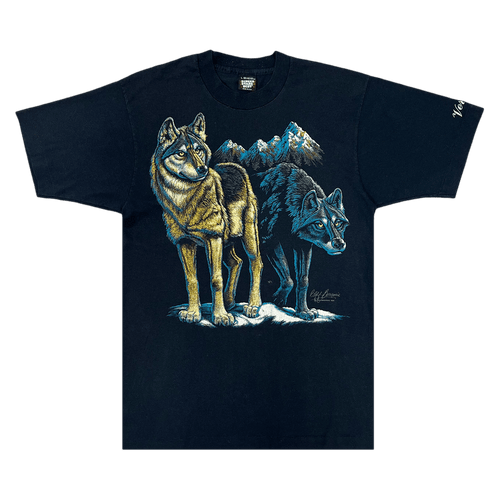 Vintage Timber Wolf Tee "Black"