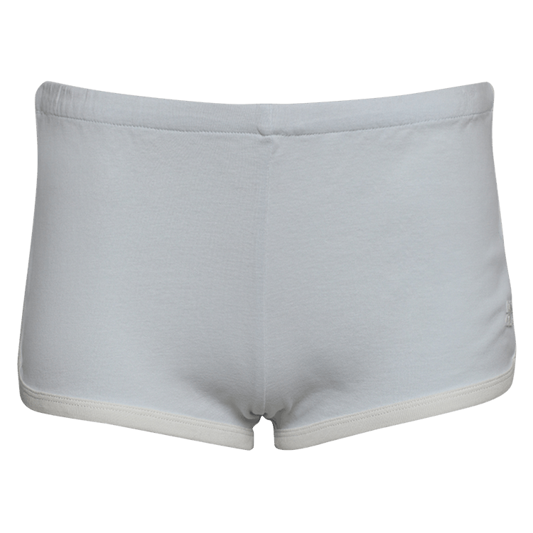 Courrèges Contrast Mini Shorts "Ice Blue/Heritage White"