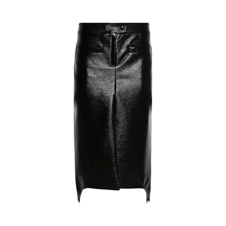 Courrèges Suspenders Long Skirt "Black"