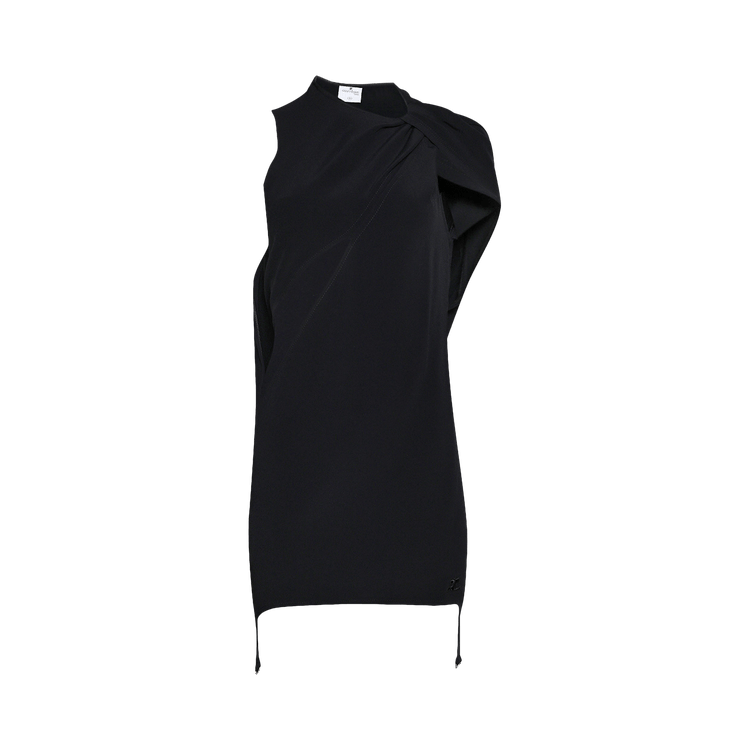 Courrèges Heritage Twist Dress "Black"