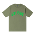 Stussy Block Sport Pigment Dyed Tee "Artichoke"