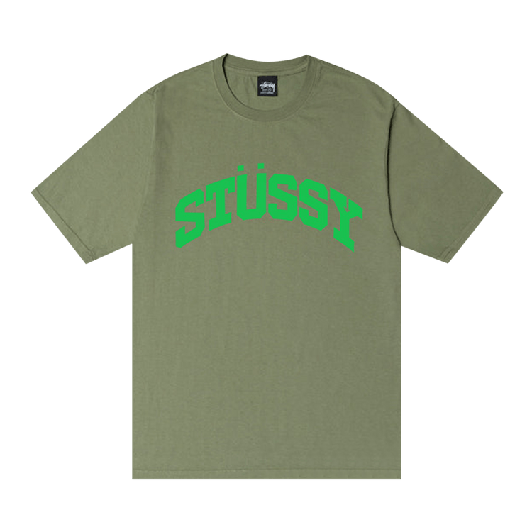 Stussy Block Sport Pigment Dyed Tee "Artichoke"