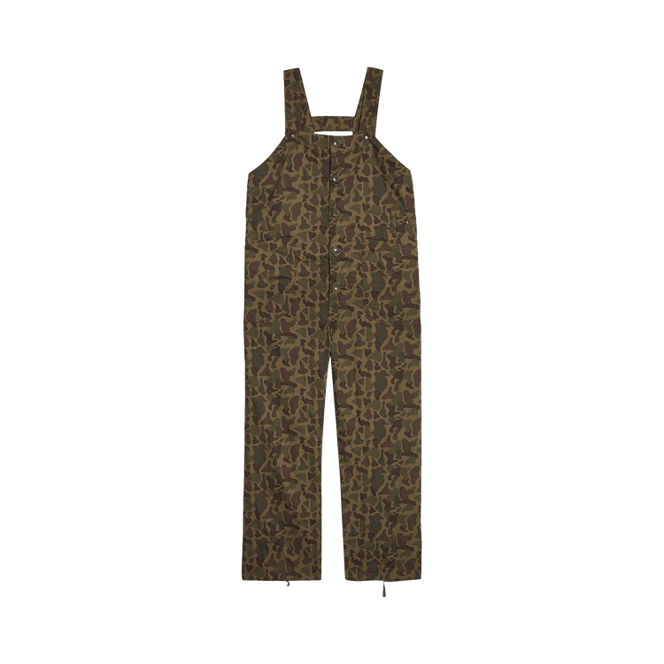 Engineered Garments 6.5oz Flat Twill Overalls "Olive Camo"