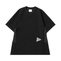 And Wander Hybrid Base Layer Short-Sleeve Shirt "Black"