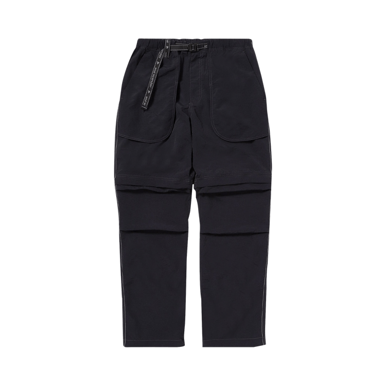 And Wander NY Taffeta Hiker 2Way Pants "Black"