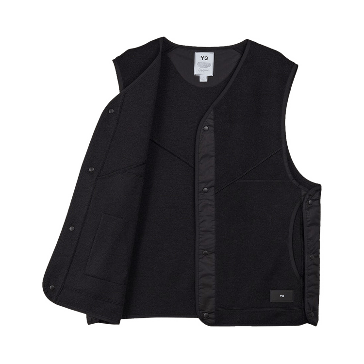 Y-3 Fleece Vest "Black"