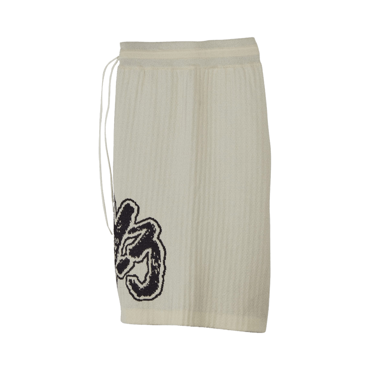 Y-3 Logo Knit Short "Off White"